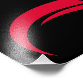 Dragon Styled Letter D, Dragon Alphabet, Monogram Fotodruck (Ecke)