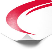 Dragon Styled Letter D, Dragon Alphabet, Monogram Fotodruck (Ecke)