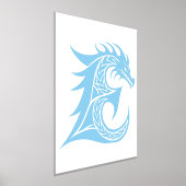 Dragon Styled Letter E, Dragon Alphabet, Monogramm Foliendrucke (Ablage )
