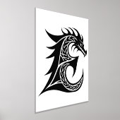 Dragon Styled Letter E, Dragon Alphabet, Monogramm Foliendrucke (Ablage )