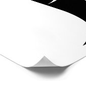 Dragon Styled Letter F, Dragon Alphabet, Monogram Poster (Ecke)