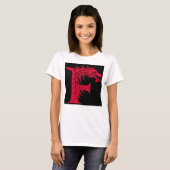 Dragon Styled Letter F, Dragon Alphabet, Monogram T-Shirt (Vorne ganz)