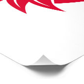 Dragon Styled Letter G, Dragon Alphabet, Monogram Fotodruck (Ecke)