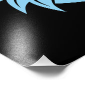 Dragon Styled Letter G, Dragon Alphabet, Monogram Fotodruck (Ecke)