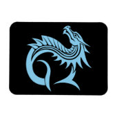 Dragon Styled Letter G, Dragon Alphabet, Monogram Magnet (Horizontal)