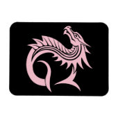 Dragon Styled Letter G, Dragon Alphabet, Monogram Magnet (Horizontal)