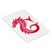 Dragon Styled Letter G, Dragon Alphabet, Monogram Magnet (Rechte Seite)