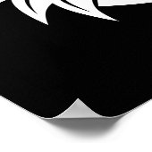 Dragon Styled Letter G, Dragon Alphabet, Monogram Poster (Ecke)