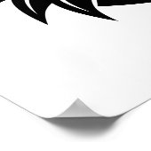 Dragon Styled Letter G, Dragon Alphabet, Monogram Poster (Ecke)