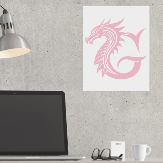 Dragon Styled Letter G, Dragon Alphabet, Monogramm Foliendrucke (In Situ (Schreibtisch))