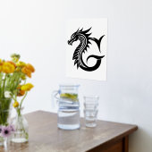 Dragon Styled Letter G, Dragon Alphabet, Monogramm Foliendrucke (Ablage(Küche))
