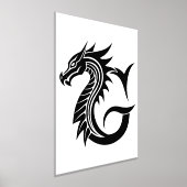 Dragon Styled Letter G, Dragon Alphabet, Monogramm Foliendrucke (Ablage )