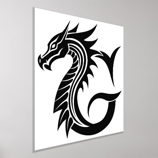 Dragon Styled Letter G, Dragon Alphabet, Monogramm Foliendrucke (Ablage )