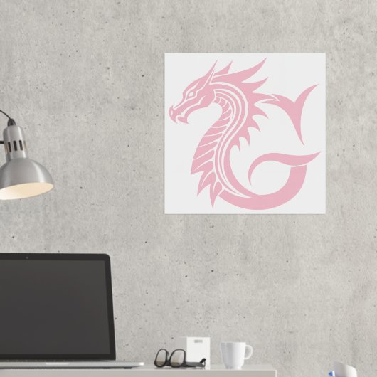 Dragon Styled Letter G, Dragon Alphabet, Monogramm Foliendrucke (In Situ (Schreibtisch 2))