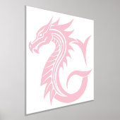 Dragon Styled Letter G, Dragon Alphabet, Monogramm Foliendrucke (Ablage )