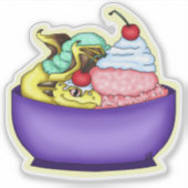 Dragon Sundae Aufkleber (Vorderseite)