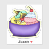 Dragon Sundae Sticker (Blatt)
