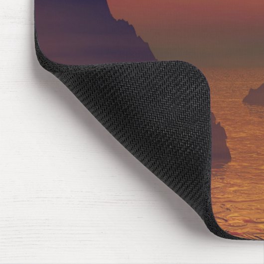 Dragon Sunset Mousepad (Ecke)