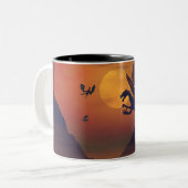 Dragon Sunset Tasse (Vorderseite Links)