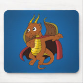 Dragon Superheld Cartoon Mousepad (Vorne)