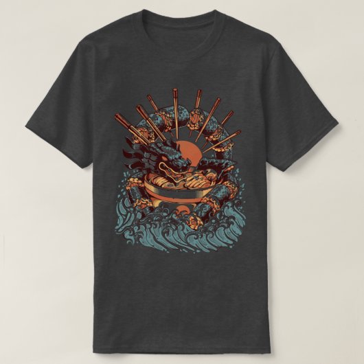 Dragon Sushi Ramen T-Shirt (Design vorne)