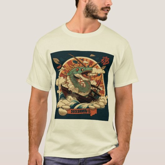 Dragon Sushi T - Shirt (Vorderseite)
