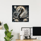 Dragon swan hybrids poster (Heimbüro)
