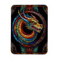 Dragon Swirl im mehrfarbigen Mosaikdesign