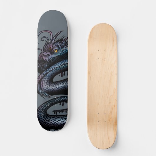 Dragon Swirl Skateboard (Vorderseite)