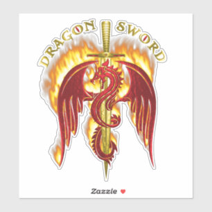 Dragon Sword Aufkleber