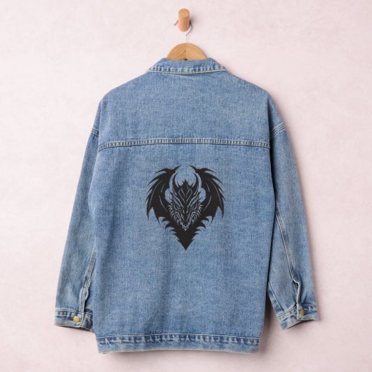 dragon symbol denim jacket jeansjacke (Hangar)
