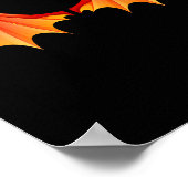 Dragon T Flügel Halloween Kostüm Orange auf der KK Poster (Ecke)