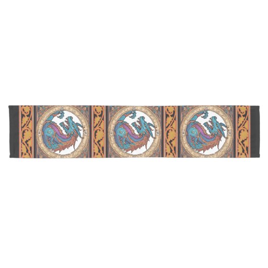 Dragon Table Runner Kurzer Tischläufer (Horizontal)