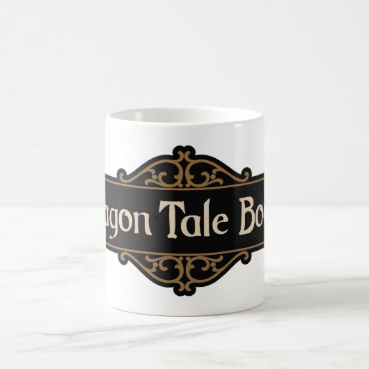 Dragon Tale Books Sign Kaffeetasse (Mittel)
