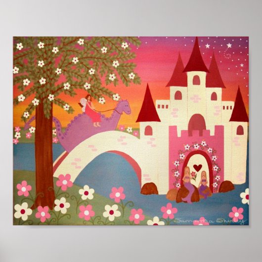 Dragon Tales - 8x10 Prinzessin Fairytale Kinder Ku Poster (Vorne)