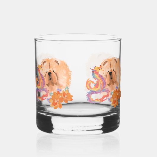 DRAGON TALES Chow ROCKS Glas (Rechts)