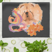 DRAGON-TALEZ: Jahr des Drachen Geschirrtuch (Gefaltet)