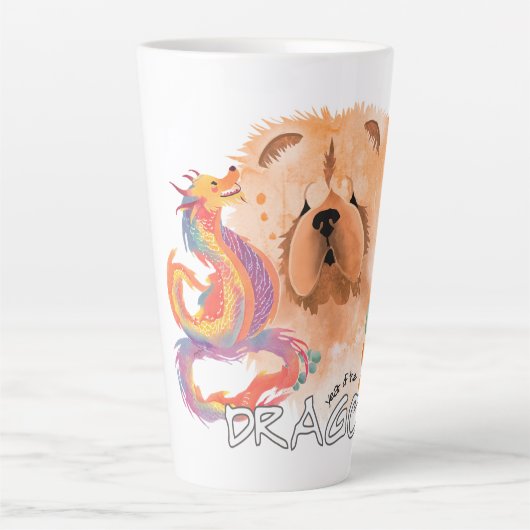 DRAGON-TALEZ: Jahr des Drachen Milchtasse (Vorderseite)