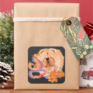 DRAGON-TALEZ: Jahr des Drachen Quadratischer Aufkleber