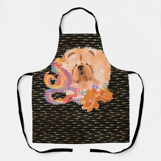 DRAGON-TALEZ-JAHR des Koch der Drachenpfropfbildun Schürze (Vorderseite)