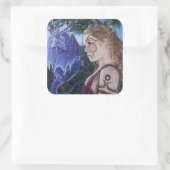 Dragon Tamers Pakt - Luft Quadratischer Aufkleber (Tasche)