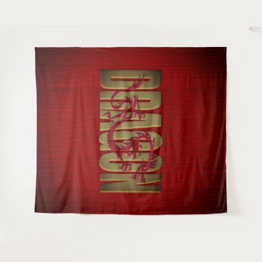 Dragon - Tapisserie Wandteppich (Vorderseite (Horizontal))