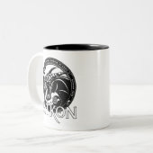 Dragon-Tasse | GitKon: Das Fellowship of Code Zweifarbige Tasse (Vorderseite Links)