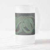 Dragon-Tasse Mattglas Bierglas (VorderseiteRechts)