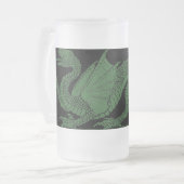 Dragon-Tasse Mattglas Bierglas (Vorderseite Links)