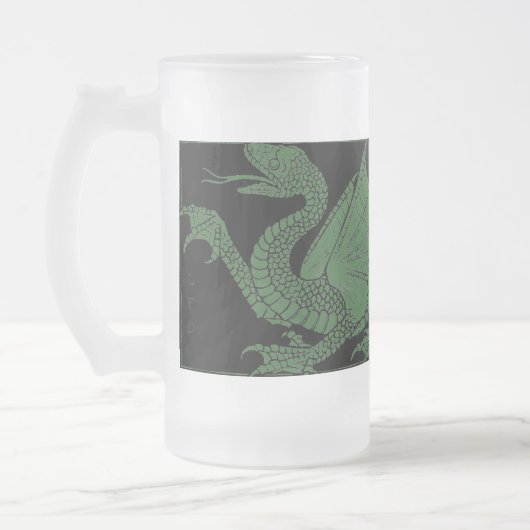 Dragon-Tasse Mattglas Bierglas (Links)