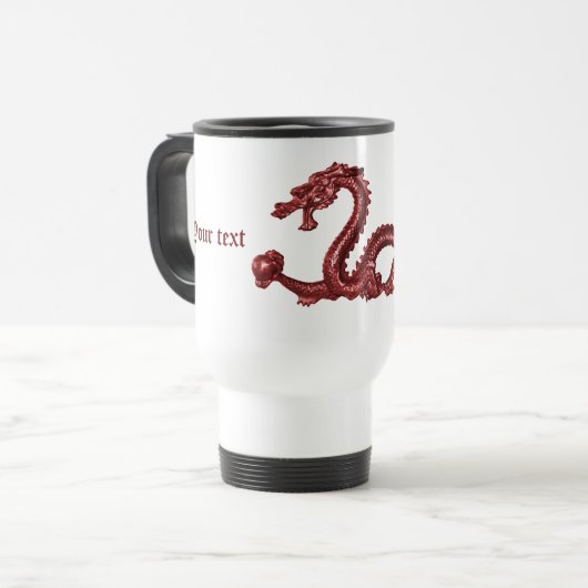 Dragon-Tasse Reisebecher (Vorderseite Links)