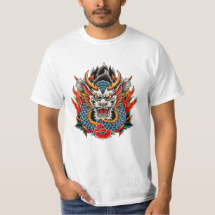 Dragon tattoo epischen Gamer Fantasy Fan, dass Tin T-Shirt