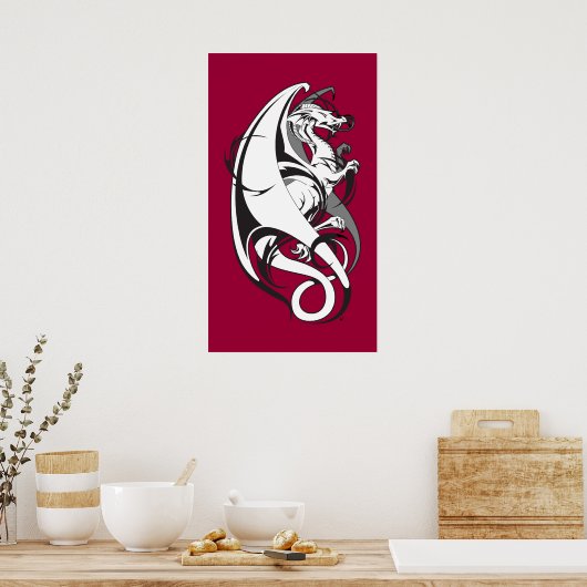 Dragon Tattoo Poster (Küche)