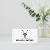 Dragon Tattoo, Tattooist & Body Piercer Visitenkarte (Stehend Vorderseite)